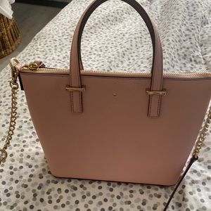 Handbag Kate spade. Used three times light pink